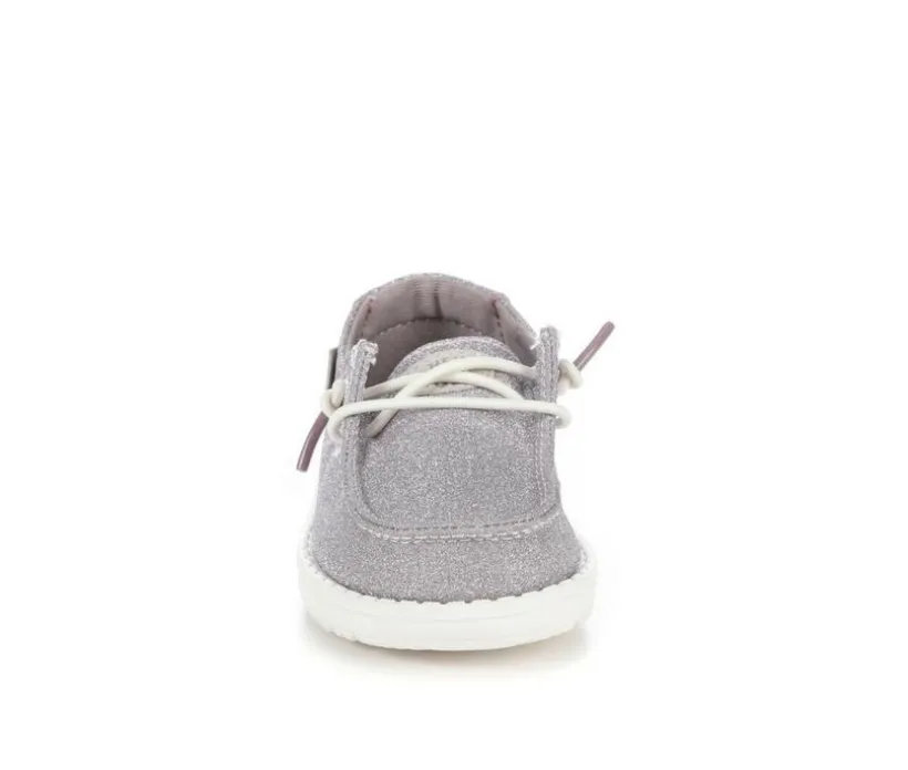 Kids' HEYDUDE Toddler Wendy Metallic Casual Shoes