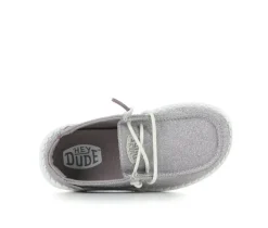 Kids' HEYDUDE Toddler Wendy Metallic Casual Shoes