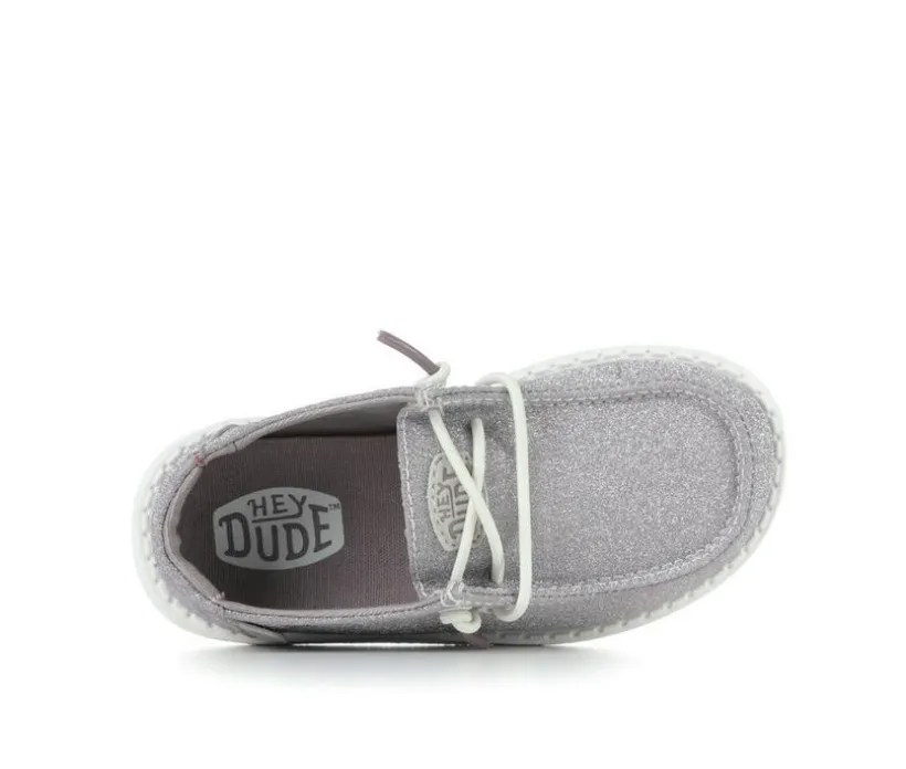 Kids' HEYDUDE Toddler Wendy Metallic Casual Shoes