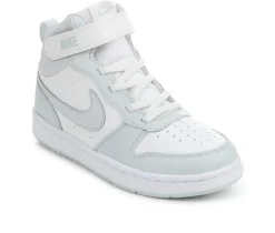 Kids' Nike Little Kid Court Borough Mid 2 Sneakers