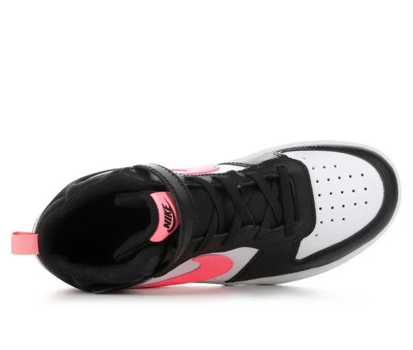 Kids' Nike Little Kid Court Borough Mid 2 Sneakers