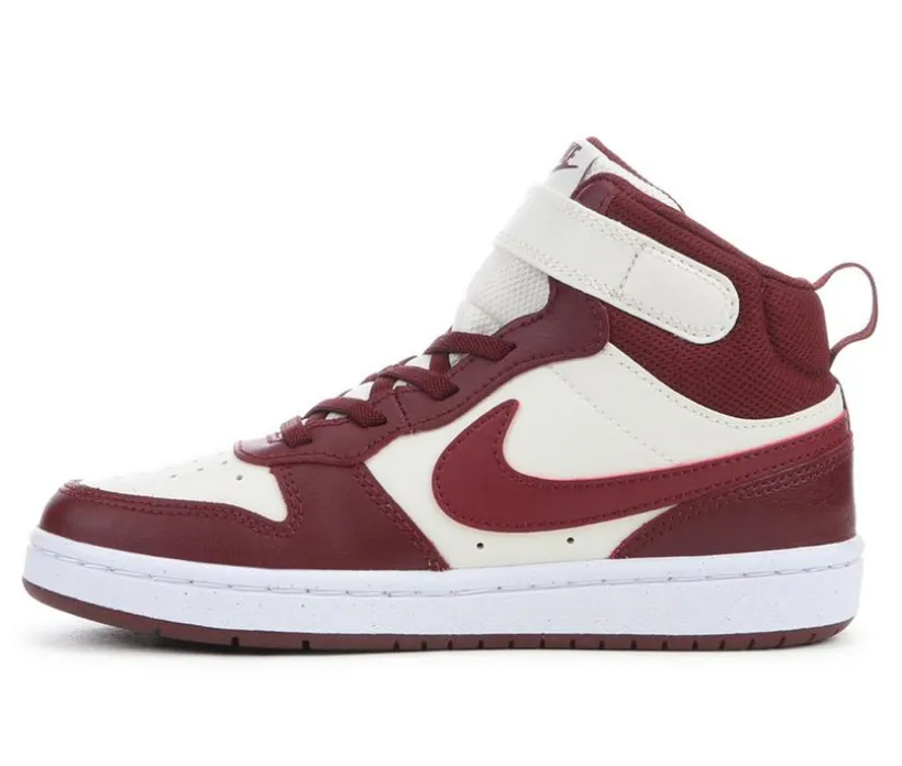 Kids' Nike Little Kid Court Borough Mid 2 Sneakers