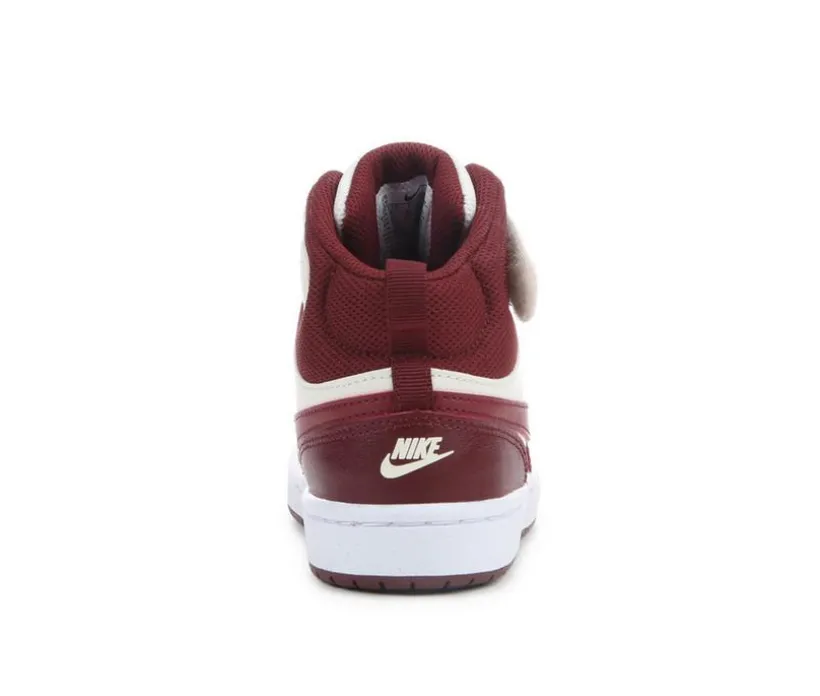Kids' Nike Little Kid Court Borough Mid 2 Sneakers