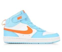 Kids' Nike Little Kid Court Borough Mid 2 Sneakers