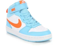 Kids' Nike Little Kid Court Borough Mid 2 Sneakers
