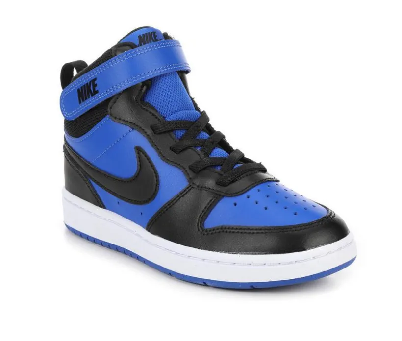 Kids' Nike Little Kid Court Borough Mid 2 Sneakers