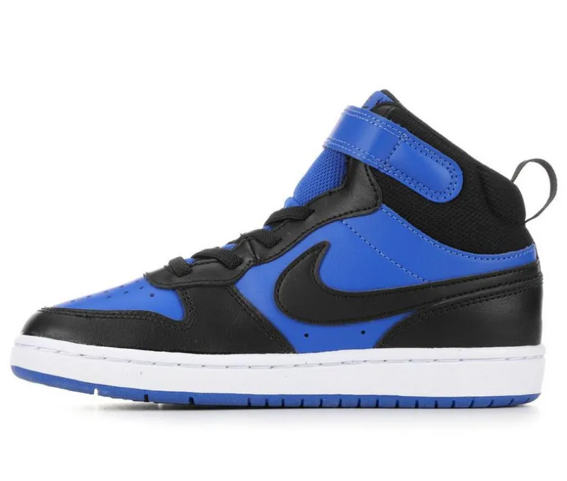 Kids' Nike Little Kid Court Borough Mid 2 Sneakers