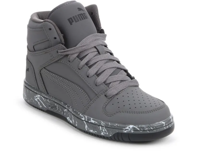 Kids' Puma Big Kid Layup Marble NBK Junior Sneakers