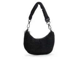 Madden Girl Rhinestone Mesh Mini Crossbody Handbag