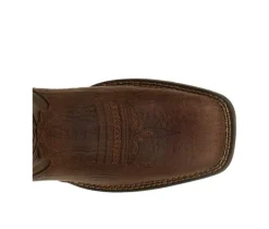 Men's Durango Rebel Brown Distressed Flag Embroidery Western Boots