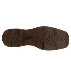 Men's Durango Rebel Brown Distressed Flag Embroidery Western Boots