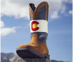 Men's Durango Rebel Colorado Flag Western Boot