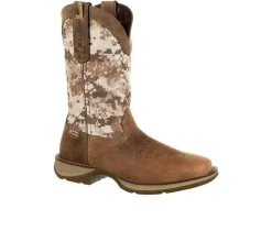 Men's Durango Rebel Desert Camo Pull-on Western Cowboy Boots