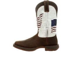 Men's Durango Rebel Distressed Flag Embroidery Western Boots