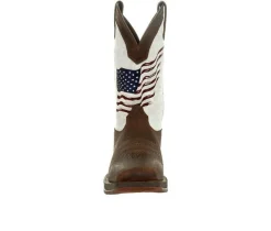 Men's Durango Rebel Distressed Flag Embroidery Western Boots