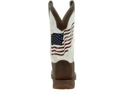Men's Durango Rebel Distressed Flag Embroidery Western Boots
