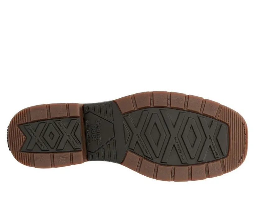 Men's Georgia Boot Carbo-Tec LTR Steel Toe Waterproof Pull On Work Boots