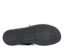 Men's HEYDUDE Wally Vintage Classic Black Casual Shoes