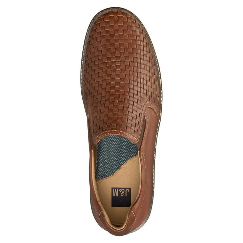 Men's Johnston and Murphy McGuffey Woven Slip-On Shoes