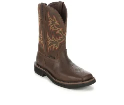 Men's Justin Boots SE4682 Stampede Steel Toe Cowboy Boots