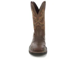Men's Justin Boots SE4682 Stampede Steel Toe Cowboy Boots