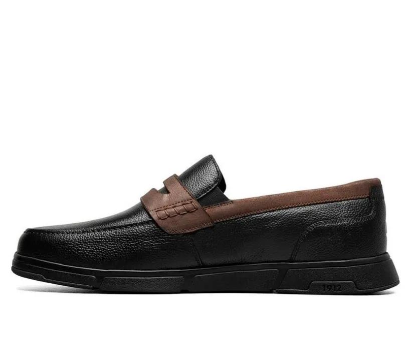 Men's Nunn Bush Luca Moc Toe Penny Loafer Dress Shoes