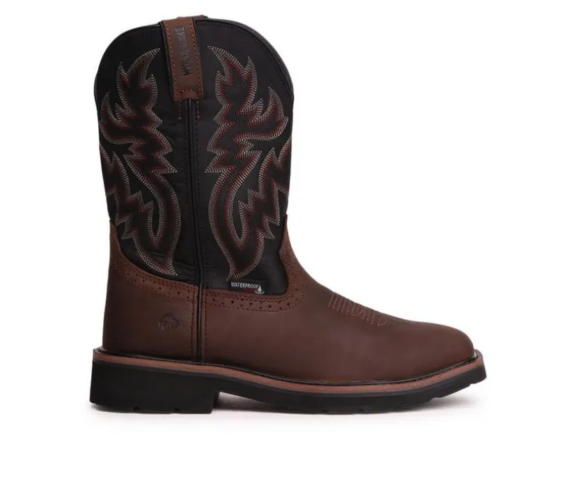 Men's Wolverine 10765 Rancher Waterproof Steel Toe Work Boots