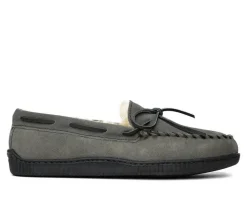 Minnetonka Men's Sheepskin Hardsole Moccasins