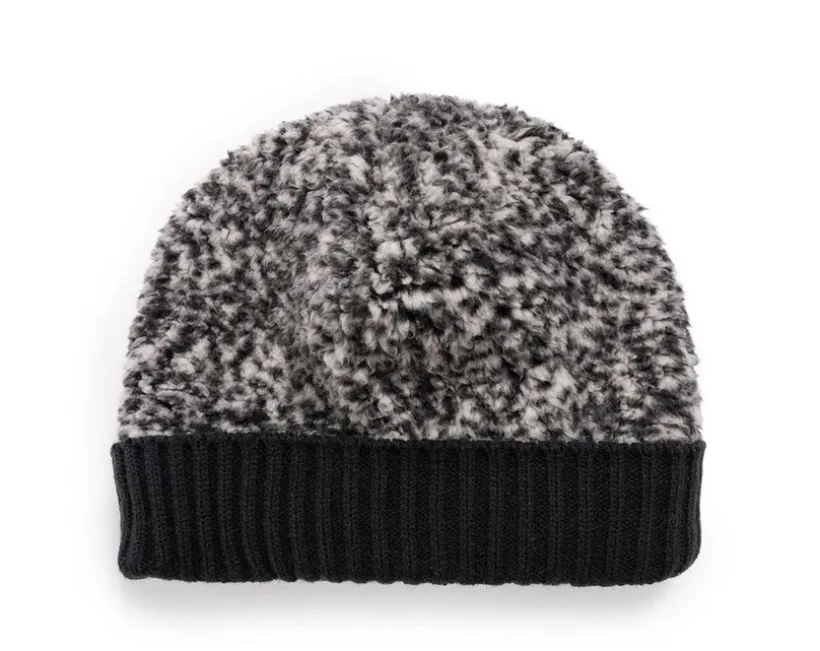 MUK LUKS Men's Frosted Sherpa Cuff Beanie