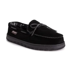 MUK LUKS Men's Paul Printed Berber Suede Moccasins