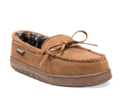 MUK LUKS Men's Paul Printed Berber Suede Moccasins
