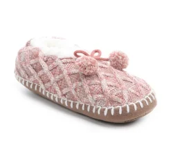 MUK LUKS Women's Knit Ballerina Slippers