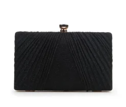 Vanessa Pleated Glitter Clutch