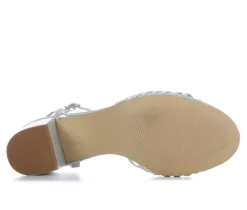 Women's American Glamour BadgleyM Essence Special Occasion Heeled Sandals