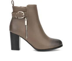 Women's New York and Company Angie 2 Heeled Booties