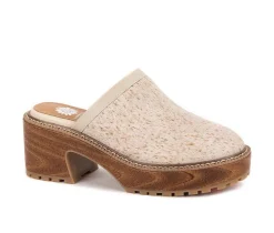 Women's Yellow Box Baylor Platform Clogs