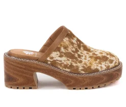 Women's Yellow Box Baylor Platform Clogs