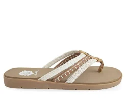 Women's Yellow Box Fitzen Flip-Flops