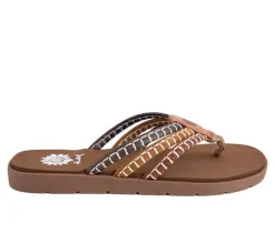 Women's Yellow Box Fitzen Flip-Flops