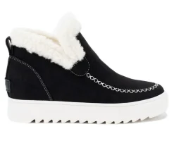 Women's Yellow Box Moritz Shearling Wedge Boots