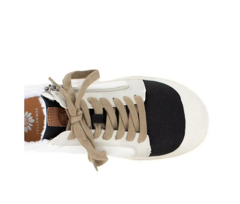 Women's Yellow Box Parrott High Top Fashion Sneakers