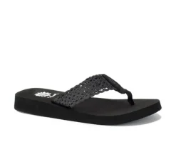 Women's Yellow Box Wally Flip-Flops